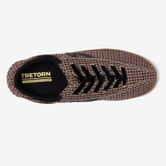 Tretorn Plaid Nylite Plus Bold Shoes Size 7.5 New - Picture 8 of 14